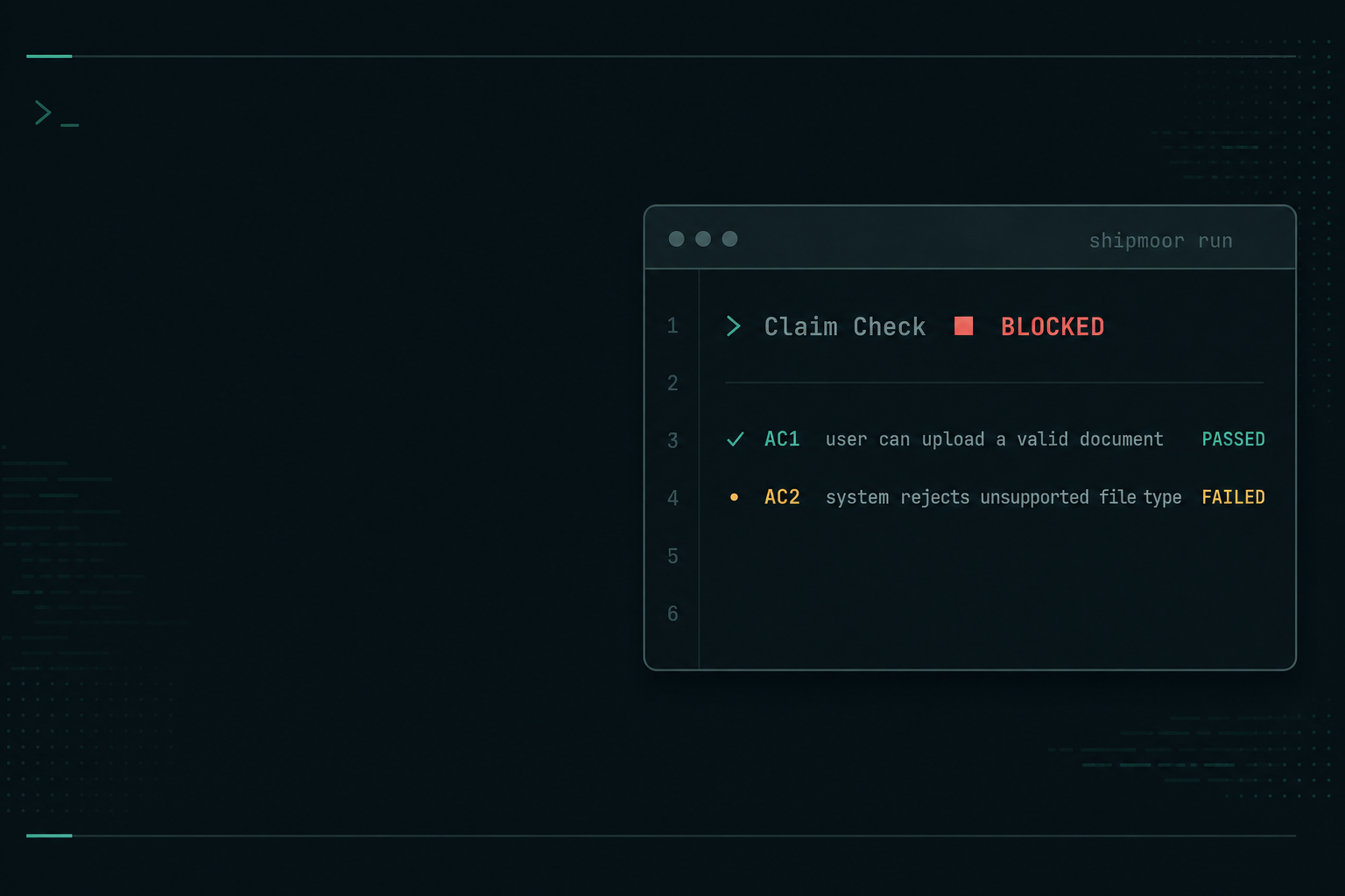 Shipmoor 0.8.0: the authoring loop closes Claim Check's last gap, and Test Evidence stops trusting a green checkmark cover image